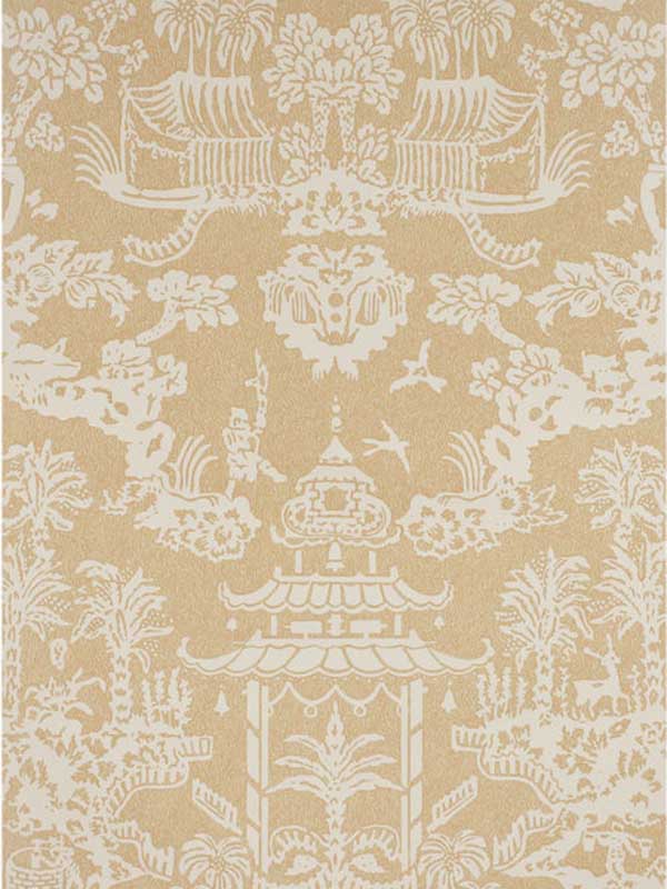 Lhasa Paper wallpaper in tan color - pattern number P8012100.16.0 - by Brunschwig and Fils in the  collection