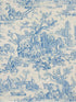 Le Hameau wallpaper in bluebell color - pattern number P8013130.5.0 - by Brunschwig and Fils in the  collection