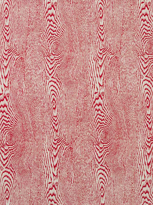 Wood wallpaper in cardinal color - pattern number P8013142.19.0 - by Brunschwig and Fils in the  collection