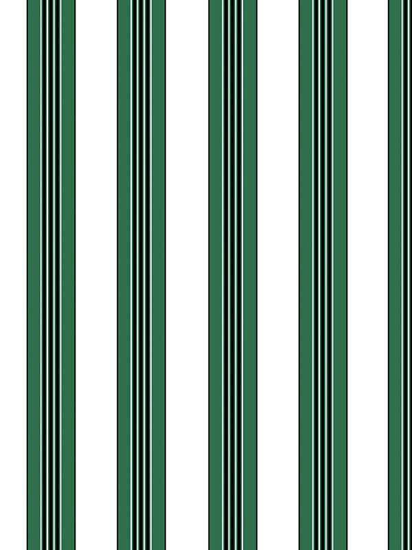 Rayure Lione fabric in emerald color - pattern number P8015104.53.0 - by Brunschwig and Fils in the  collection