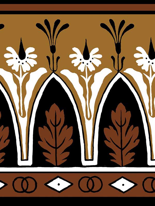 Lola Montez fabric in tobacco color - pattern number P8015106.6.0 - by Brunschwig and Fils in the  collection