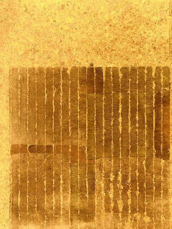 Mai wallpaper in gold color - pattern number P8015128.4.0 - by Brunschwig and Fils in the  collection