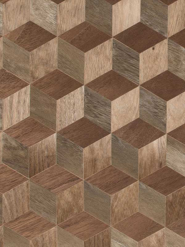 Seki wallpaper in sepia color - pattern number P8015130.68.0 - by Brunschwig and Fils in the  collection