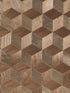 Seki wallpaper in sepia color - pattern number P8015130.68.0 - by Brunschwig and Fils in the  collection