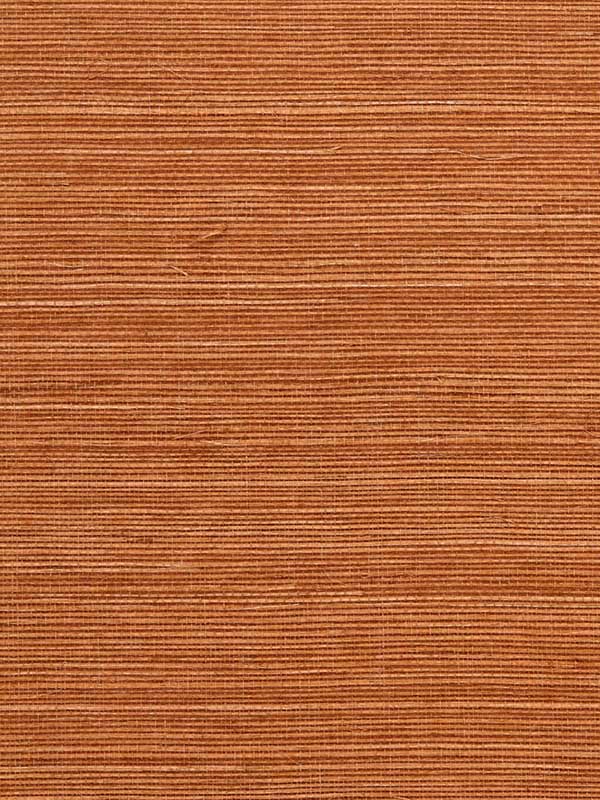 Sisal fabric in orange color - pattern number P8015145.112.0 - by Brunschwig and Fils in the  collection