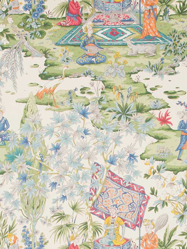 Lodi Garden wallpaper in ivory color - pattern number P8019101.133.0 - by Brunschwig and Fils in the  collection