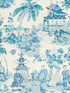 Xian wallpaper in porcelain color - pattern number P8019102.513.0 - by Brunschwig and Fils in the  collection