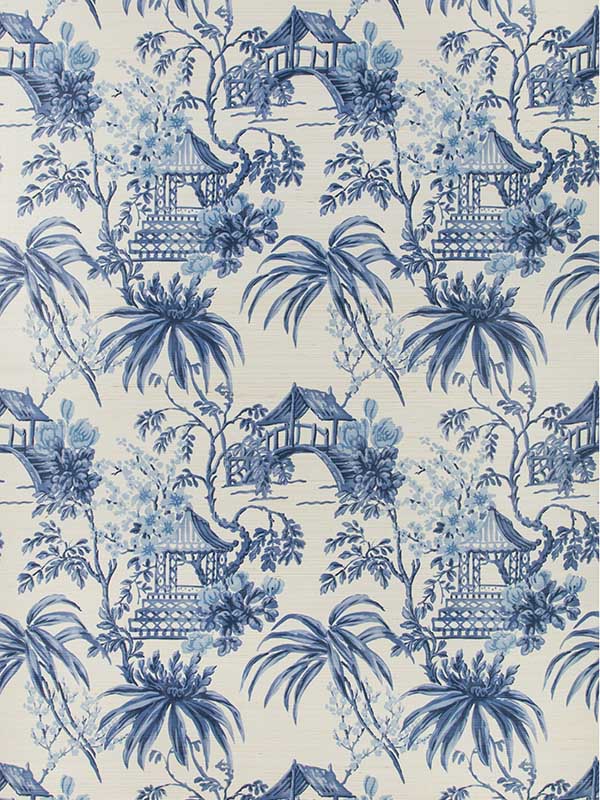 Tongli wallpaper in porcelain color - pattern number P8019115.55.0 - by Brunschwig and Fils in the  collection