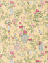 Jardin Fleuri fabric in sun color - pattern number P8019118.147.0 - by Brunschwig and Fils in the  collection