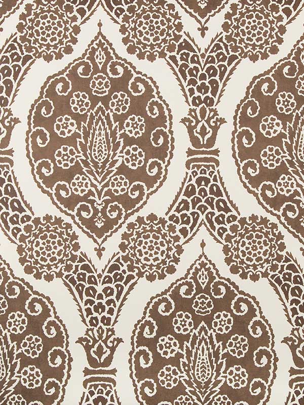 Sufera fabric in chocolate color - pattern number P8020103.6.0 - by Brunschwig and Fils in the  collection