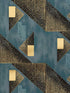 Le Tonnerre wallpaper in navy color - pattern number P8020107.504.0 - by Brunschwig and Fils in the  collection