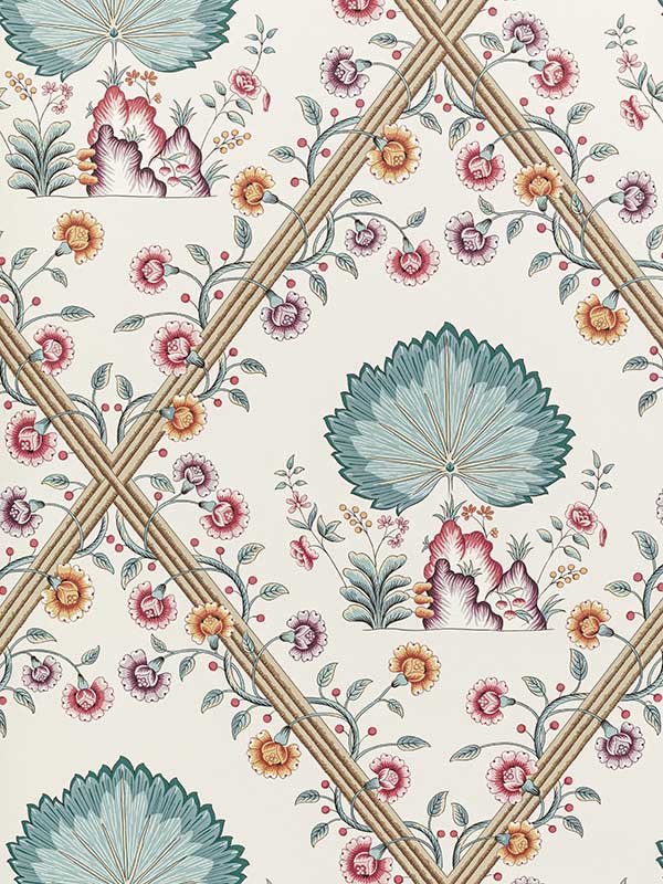 Loire wallpaper in jewel color - pattern number P8020112.1310.0 - by Brunschwig and Fils in the  collection