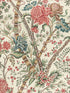 Luberon wallpaper in red teal color - pattern number P8022100.1913.0 - by Brunschwig and Fils in the  collection