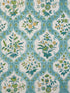Ventoux wallpaper in aqua leaf color - pattern number P8023102.313.0 - by Brunschwig and Fils in the  collection