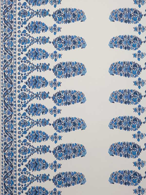 Visan wallpaper in navy sky color - pattern number P8023104.550.0 - by Brunschwig and Fils in the  collection