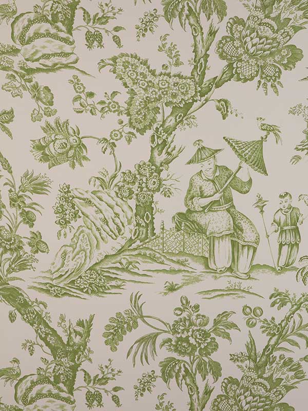 Marcel wallpaper in leaf color - pattern number P8023106.3.0 - by Brunschwig and Fils in the  collection