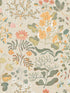 Groh Floral fabric in apricot color - pattern number 4143-22003 - by A Street Prints in the Botanica collection