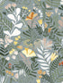 Brittsommar Woodland Floral fabric in slate color - pattern number 4143-22008 - by A Street Prints in the Botanica collection