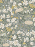 Hava Meadow Flowers fabric in moss color - pattern number 4143-22014 - by A Street Prints in the Botanica collection