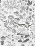 Groh Floral fabric in grey color - pattern number 4143-22029 - by A Street Prints in the Botanica collection