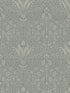 Mara Tulip Ogee fabric in green color - pattern number 4143-34009 - by A Street Prints in the Botanica collection