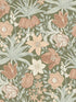 Cecilia Tulip and Daffodil fabric in moss color - pattern number 4143-34029 - by A Street Prints in the Botanica collection