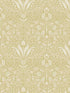 Mara Tulip Ogee fabric in yellow color - pattern number 4143-34038 - by A Street Prints in the Botanica collection