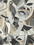 Fauvist Flock fabric in neutral color - pattern number AG2018 - by York in the Artistic Abstracts collection