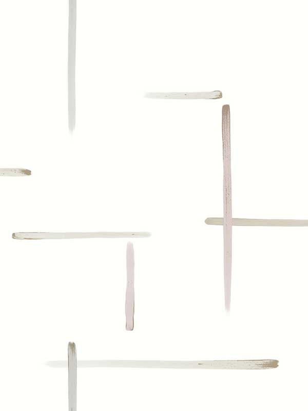 Gilded Sumi E fabric in orchid and glint color - pattern number AG2040 - by York in the Artistic Abstracts collection