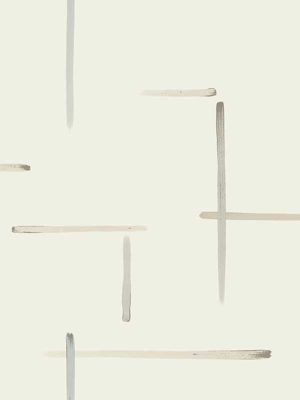 Gilded Sumi E fabric in neutral and glint color - pattern number AG2043 - by York in the Artistic Abstracts collection