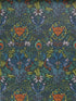Amazon fabric in navy color - pattern number W0098/03.CAC.0 - by Clarke and Clarke in the Animalia by Emma J Shipley collection