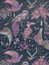 Audubon wallpaper in pink color - pattern number W0099/04.CAC.0 - by Clarke and Clarke in the Animalia by Emma J Shipley collection