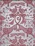 Extinct wallpaper in magenta color - pattern number W0100/03.CAC.0 - by Clarke and Clarke in the Animalia by Emma J Shipley collection