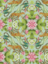Menagerie fabric in aqua color - pattern number W0131/01.CAC.0 - by Clarke and Clarke in the Botanical Wonders collection