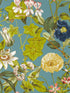 Passiflora wallpaper in chambray color - pattern number W0143/01.CAC.0 - by Clarke and Clarke in the Exotica 2 collection