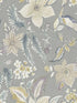 Crestwood Crowned Crane fabric in grey color - pattern number 4034-26793 - by A Street Prints in the Scott Living Third Edition collection