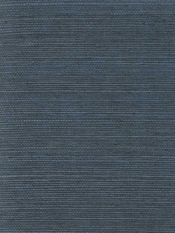 Colcord Sisal Grasscloth wallpaper in navy color - pattern number 4034-72106 - by A Street Prints in the Scott Living Third Edition collection