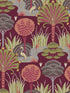 Mandeville Tropical Paradise wallpaper in raspberry color - pattern number 4034-72122 - by A Street Prints in the Scott Living Third Edition collection
