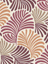 Trousdale Fanning Flora wallpaper in raspberry color - pattern number 4034-72128 - by A Street Prints in the Scott Living Third Edition collection