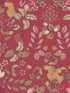 Getty Jungle Damask wallpaper in raspberry color - pattern number 4034-72130 - by A Street Prints in the Scott Living Third Edition collection