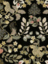 Getty Jungle Damask wallpaper in black color - pattern number 4034-72131 - by A Street Prints in the Scott Living Third Edition collection