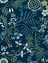 Marilyn Floral Trail fabric in dark blue color - pattern number 4034-72135 - by A Street Prints in the Scott Living Third Edition collection