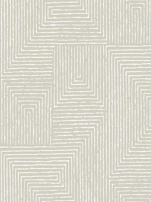 Mortenson Geometric wallpaper in light grey color - pattern number 4034-72141 - by A Street Prints in the Scott Living Third Edition collection
