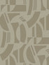 Carter Geometric Flock wallpaper in light brown color - pattern number 4034-87383 - by A Street Prints in the Scott Living Third Edition collection