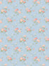 Mini Hydrangea fabric in trail blue pink green color - pattern number PF38149 - by Patton Norwall in the Pretty Florals collection