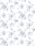 Blossom Mini fabric in blue cream color - pattern number PF38103 - by Patton Norwall in the Pretty Florals collection