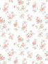 Mini Rose Trail fabric in pink turquoise green color - pattern number PF38173 - by Patton Norwall in the Pretty Florals collection