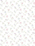 Small Floral Trail wallpaper in pink blue green purple color - pattern number PF38105 - by Patton Norwall in the Pretty Florals collection