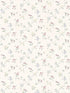 Small Floral Trail wallpaper in cream yellow red blue green color - pattern number PF38106 - by Patton Norwall in the Pretty Florals collection