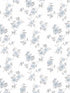 Mini Rose Trail fabric in blue beige grey color - pattern number PF38172 - by Patton Norwall in the Pretty Florals collection